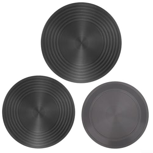 Placa difusora de calor de doble cara para utensilios de cocina de vidrio, antideslizante, almohadilla térmica de acero inoxidable (20 cm)