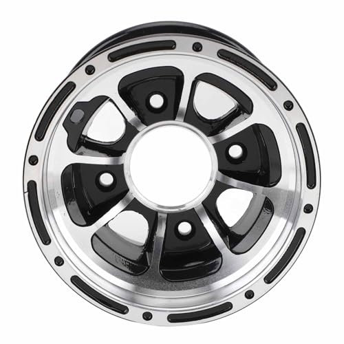 Llantas de Ruedas ATV, Llanta de Aleación de Aluminio de 8 Pulgadas para Quad para Vehículos Todoterreno para Vehículos Todo Terreno, Fácil Instalación, Rueda de Aleación ATV