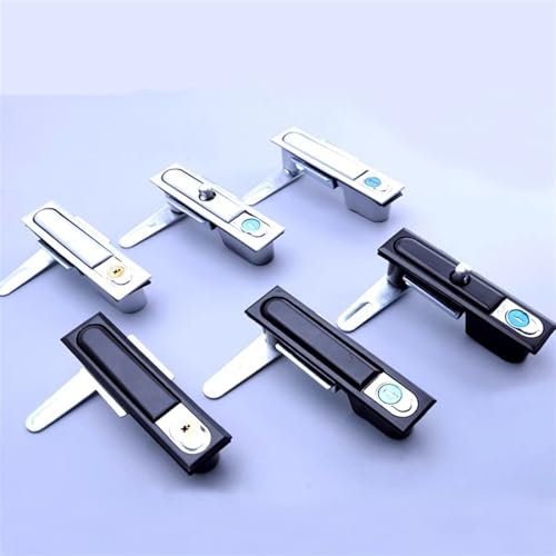 Serrure de poignée d'armoire for armoire électrique, bus, camion, porte, train, 32 mm x 142 mm, MMS214, 1 pièce(D)