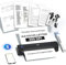 PRT A4 Portable Printer for Travel, Thermal Inkless Wireless Mobile 300 DPI, Compatible with iOS, Android, Laptop for Home Use, Office, Vehicles