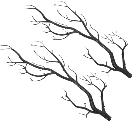 GRIRIW 2Stücke Künstliche Geweih-baumzweige für Halloween und Weihnachten Dekorative Zweige für DIY Deko Realistischer Look für Tischdekoration und Bastelprojekte