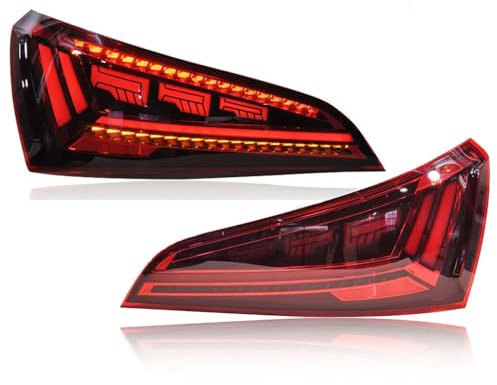 AIMXGBPS Fanali Posteriori Blocchi per Audi Q5 2008-2012, Auto Alta visibilità Luce Freno, Nebbia Posteriore Destro Sinistro