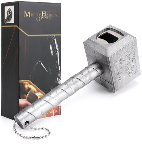 Father's Day Gift For Dad, Best Dad Gifts, Gift Father's Day, Hammer Bottle Opener Stainless Steel - For Men, Father's Day, Men's Gifts for Bar, (16.48 x 6.48 x 4.9 cm)