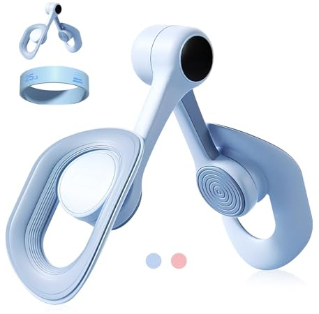 Allenatore per pavimento pelvico per donne e cosce, attrezzo per allenare i muscoli delle gambe, per la casa, per allenare le gambe e per il fitness, per la casa (blu)