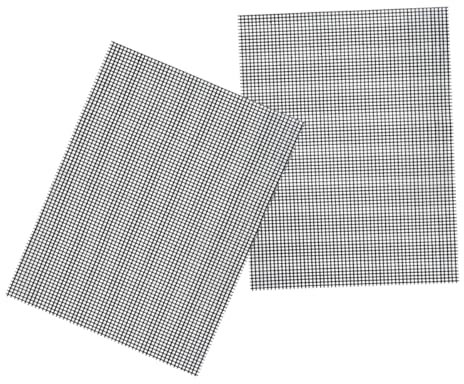 VICASKY 2pcs Bbq Mesh Grill Mat Reusable Non Stick Grilling Accessories for Outdoor Bbq for Meat Vegetables and More Lightweight Cooking