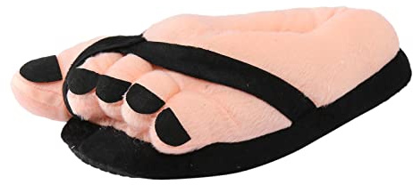 Pantuflas para mujer divertidas - Zapatos de invierno para mujer, 39 pantuflas de felpa, cálidas, zapatillas de cabaña, para el tiempo libre, de fieltro, de algodón, cómodas, antideslizantes, unisex