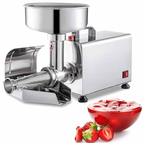 Passoire électrique, presse-sauce, extracteur de jus, machine à presser les aliments, presse-sauce en acier inoxydable, aliments