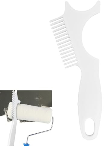 Paint Brush Cleaner Tool - Heavy Duty Scraper And Comb | Rust, Watercolour And Dirt Remover For Paintbrush Roller Maintenance On Walls, Furniture Trim