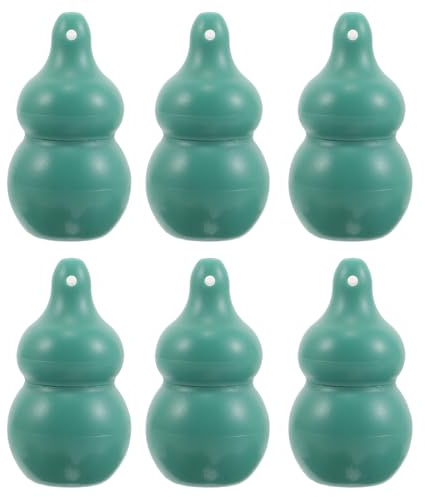 Pincel de Labios de Silicona Mini con Tapa, 6 Piezas Verde | Forma Redondeada Tipo Calabaza, Reutilizable y Suavizado, para Uso Diario y Viaje