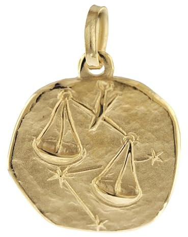trendor Sternzeichen-Anhänger Waage 333 Gold 16 mm 08725-10