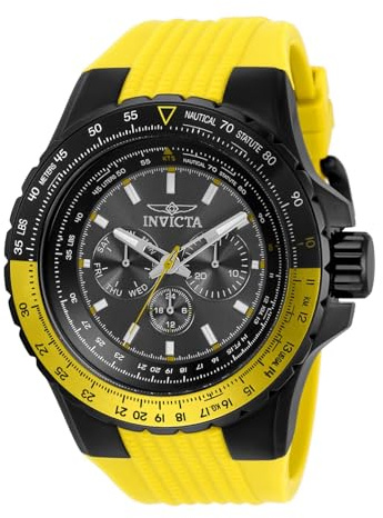 Invicta Aviator Edelstahl Herren Quarzuhrwerk - 50mm