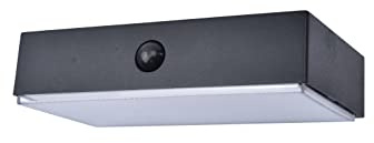 Solar Außenwandleuchte Fadi,Smart Home Außenlampe m.Bewegungsmelder,dimmbare Außenleuchte,Up&Down Wandlampe aus Aluminium in Schwarz,App-Steuerung,kompatibel mit Alexa/Google,einstellbare Lichtfarbe