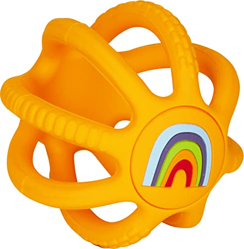 Die Spiegelburg - Silikon-Greifball Regenbogen, BabyGlück, 15913
