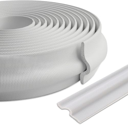 160Inch/4M Joint de Fenetre Isolant Phonique Boudin Porte,Anti Bruit Coupe Vent,Fenetre en Mousse PU Autocollante,pour Fenetres Coulissante et Bas de Porte(Gris)