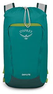 Osprey Daylite Cinch Pack Unisex Lifestyle Backpack Escapade Green/Baikal Green O/S