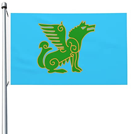 Nogai-Flagge, 90 x 150 cm, für den Außenbereich, Dekoration, leichtes Banner, für Zuhause, Party, Hof, 3 x 5 Flaggen
