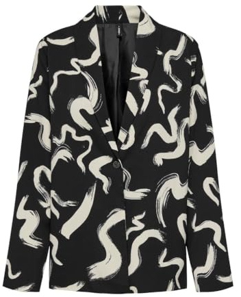 ONLY Onlnova Life Elite L/S Pimo Blazer, Evergreen/AOP:594 Chic Paisley, S Donna