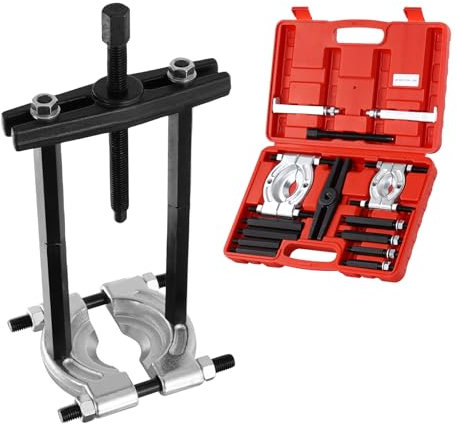 VEVOR 14-teiliger Lagerabzieher-Satz, 5-Tonnen-Lagertrenner, Ritzel-Radlager-Entfernungssatz mit 2-Zoll- und 3-Zoll-Backen, Radnaben-Achsen-Abzieher-Satz, Robuster Lagerspalter-Werkzeugsatz mit Koffer