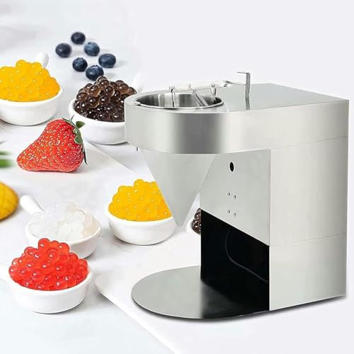 Annuod Bubble Milk Tea Ball Making Machine, 50kg/h Tapioca Pearl Ball Taro Ball Cassava Ball Maker, Popping Pearl Machine Automatic Tapioca Pearls Machine For Milk Tea Shops