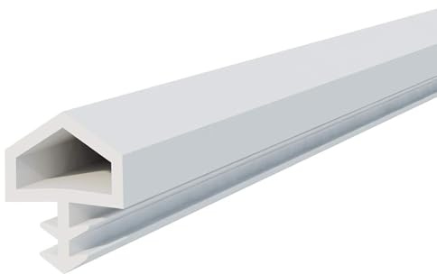 cyclingcolors Junta de Goma TPE para puertas e ventanas blanco 5mm x 10mm Perfil de estanqueidad tira de Sellado Burletes Aislante Acústico (longitud 2m)