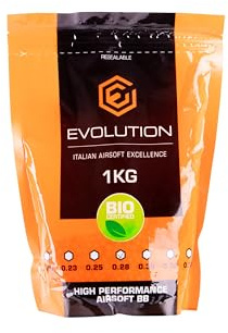 GSG Evolution Italy Evolution High Performance Airsoft Bio BBS, 6 mm 0,28 g, 3.570 Stück