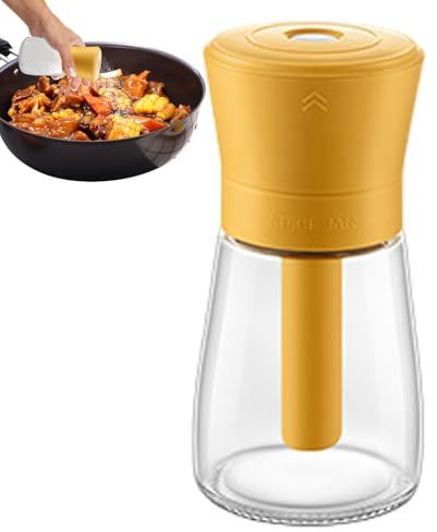 Shaker per bottiglie di condimento vuote, shaker dispenser per condimenti, shaker multiuso a controllo preciso con coperchio, dispenser di sale multifunzione per sedute