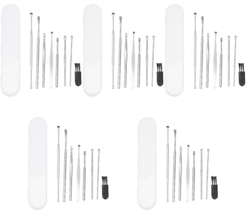 minkissy Lot De 5 -oreilles En Acier Inoxydable Sûrs Et Faciles À Nettoyer