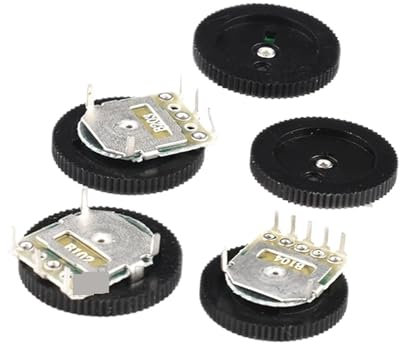 10 x 3-polige Doppelgetriebe-Einstellrad 16 x 2 mm B103 10 K Potentiometer