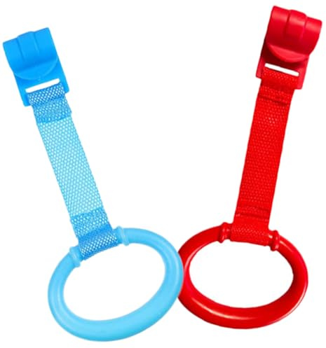 BESPORTBLE 2stücke Farbige Kabelbinder für Babybetten und Aufstellringe für Säuglingsbetten Zugringe für Lern-stehhilfen Aufhängerringe für Kinderbetten Babybettzubehör für Kleinkinder