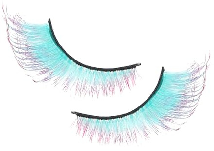 Pestañas de | Pestañas de colores artificiales - Pestañas de volumen reutilizables para eventos festivos