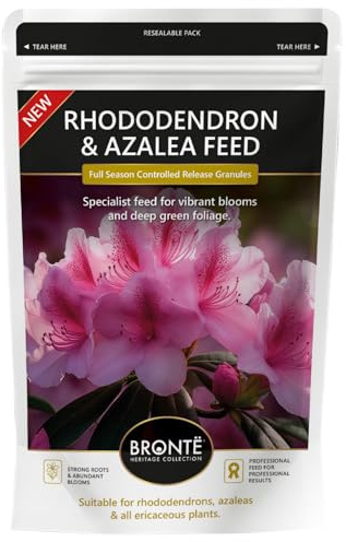 Rhododendron & Azalea Fertilizer Feed 120g | Controlled Release Ericaceous Plant Food | Specialist Slow Release Granules 15-9-12 | Feeds Up to One Full Season | For Rhododendrons, Azaleas, Camellias &