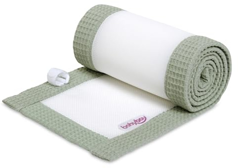babybay Nestchen 3D Mesh-Waffelpiqué passend für Modell Original, jadegrün
