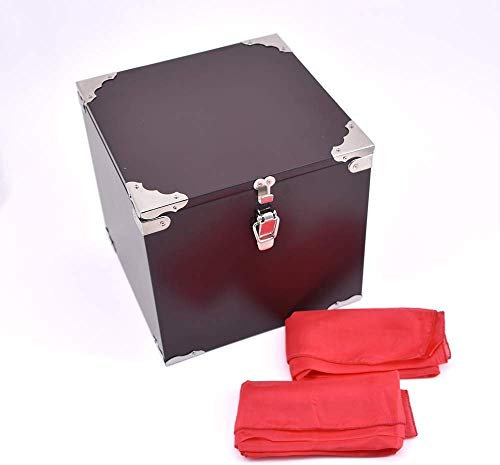 ZQION Light & Heavy Chest-MC des Tours de Magie Une boîte en Bois des Accessoires de Magicien Professionnel du Magicien de scène Illusions Gimmick