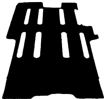 autix Kofferraummatte Gastraum Teppich kompatibel für Opel Vivaro Renault Trafic III 3.Generation Combi ab 2014 lang mit Lüftung