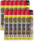vasalat Markierungsspray Set - Markierspray Neon orange für schnelle und saubere Markierungen, 12 Stück
