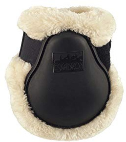 Eskadron Streichkappen Protection Fauxfur in 4 Farben, Größe:Full, Farbe:White