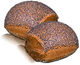 Vestakorn Party-Mohnbrötchen - 5x Mini-Panini di semi di papavero, panino tedesco, 5 pezzi