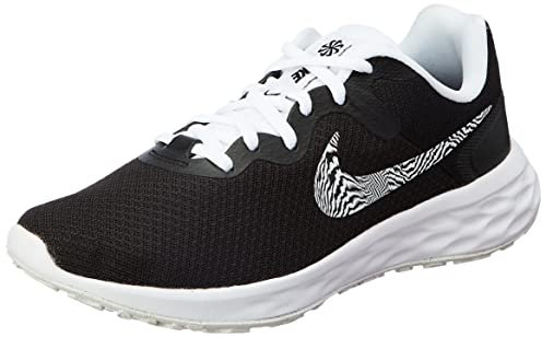 NIKE W Revolution 6 Nn PRM, Sneaker Mujer, Black White, 36.5 EU