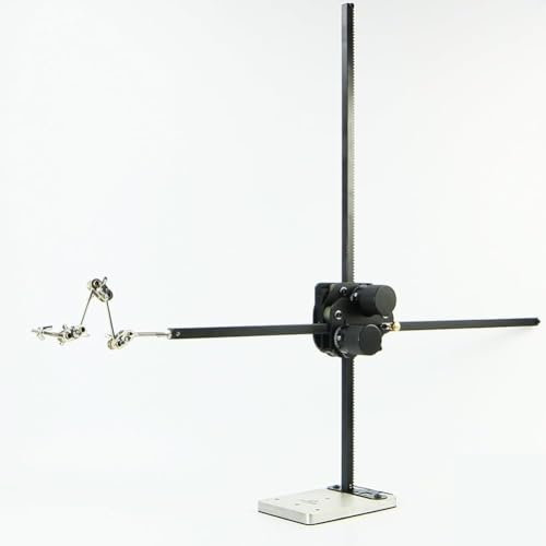 HDCCDM Kits De Armadura DIY Stop Motion, Brazo De Aparejo De Acero Inoxidable De 23 Cm, Soporte De Ajuste Bidireccional Horizontal Y Vertical, para Figuras De Acción, Figuras De Arcilla