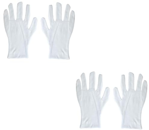 FRCOLOR 12 paia di guanti di cotone guanti di fabbrica guanti di cotone lavoro bianco allungare