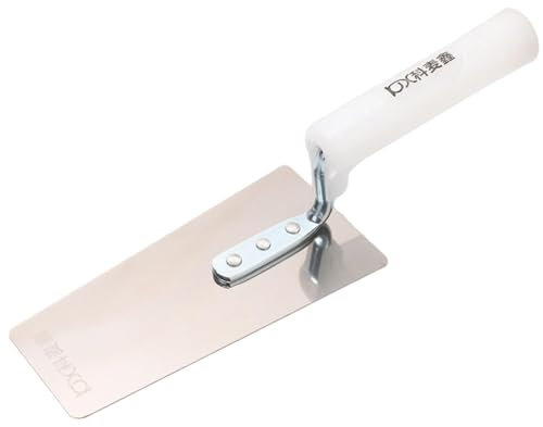 Stucco per cartongesso, cazzuola in acciaio inox, strumento di finitura per calcestruzzo, con impugnatura ergonomica, strumento per la costruzione di calcestruzzo e cemento intonaco