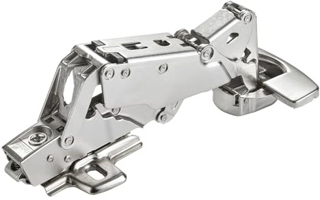 SOTECH Weitwinkelscharnier 165° Sensys 8657i Eckanschlag vorliegend | Null-Einsprung, Soft-Close u. Schließautomatik, Schnellmontage + Montageplatte Höhe 1,5 mm + Topfabdeckung