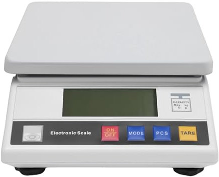 Digitale Elektronische Industrielle Präzisionswaage Laborwaage 7.5 kg/Hochpräzise Analysenwaage 0.1g, Digitalwaage Waage Genaue Küchenwaage mit Zähl&Tarafunktion (7.5 kg, 0.1 g)
