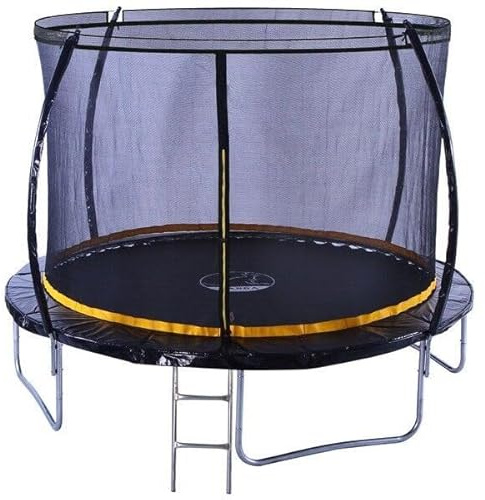 AVC Designs Fitness 6ft, 8ft, 10ft & 12ft Trampoline Round Inc Net & Ladder (2025 Curved Shape)