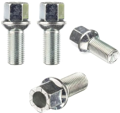 Alloy Wheel Nuts Compatible With VW 4x Alloy Wheel Bolts M14 X 1.5 Car Accessories Alloy Fasteners Bolts Replacement