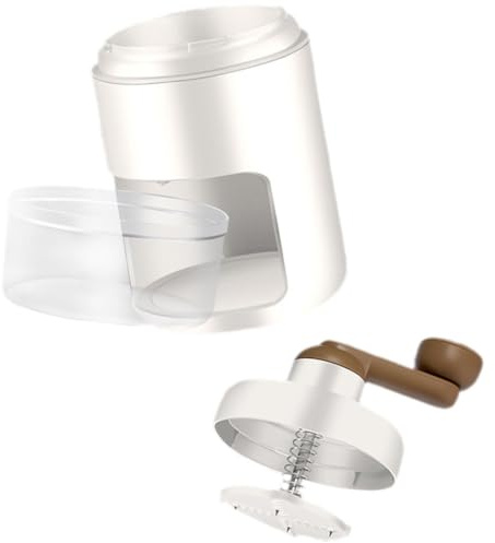 Ciieeo Tritaghiaccio Manuale Compatto per Casa Macchina per Ghiaccio Tritato Sicura e Facile da Pulire per Cocktail e Granite Portatile e Resistente per Uso Prolungato