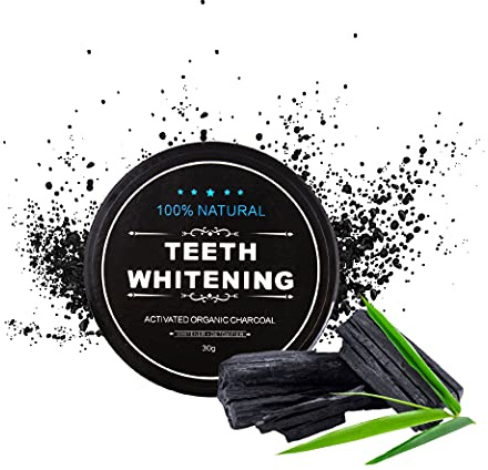 Calma Dragon Polvo Blanqueador de Dientes con Carbón de Bambú activado Acticoco con Cascara de Coco. Blanqueamiento Inmediato