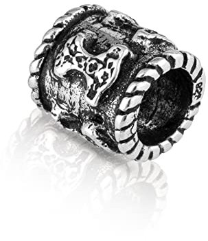 NKlaus Thors Hammer - 925 Sterling Silber Bartperle Germanisch Keltisch Wikinger 3564