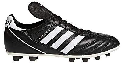 adidas Football Shoes (Firm Ground) Kaiser 5 Liga, Black/FTWR White/Rot, 033201, 10