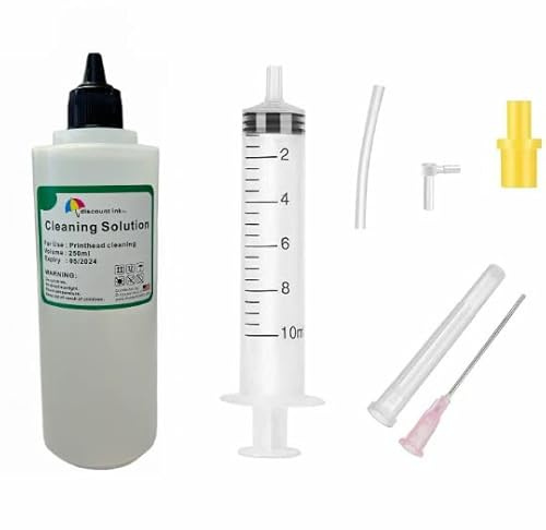 250ml Universal Printer Cleaning Kit for All Printers Brand Unblock Print Head Nozzles Cleaner Flush